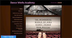 Desktop Screenshot of dance-works-academy.com